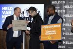 Amsterdam 10 januari 2024
Bekendmaking held van het jaar 2023 van magazine Helden bij Gassan Diamonds. De winnaars zijn Quilindschy Hartman Lutsharel Geertruida en Femke Bol  ( haar ouders haalden prijs op). Benno leeser en Quilindschy Hartman