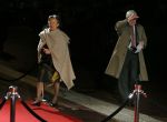 Utrecht 8 december 2014
Mr Pieter v Vollenhoven viert samen met zijn familie ,Prinses Margriet Prins Maurits Prinses Marilene Prins Bernhard Jr. Prinses Annette Prins Floris Prinses Aimee Prins Pieter Christiaan en Prinses Anita zijn 75e verjaardag in het Beatrix theater.