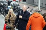 Amsterdam 11 januari 2024
Eugene v Duin arriveert bij de rechtbank van Amsterdam met zijn vrouw en advocaat .