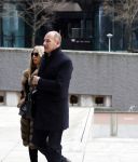 Amsterdam 11 januari 2024
Eugene v Duin arriveert bij de rechtbank van Amsterdam met zijn vrouw en advocaat .