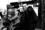 Amsterdam 9 januari 2024
Loiza lamers met partner op electrische van Moof fiets in Amsterdam.