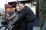 Amsterdam 9 januari 2024
Loiza lamers met partner op electrische van Moof fiets in Amsterdam.