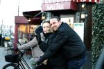 Amsterdam 9 januari 2024
Loiza lamers met partner op electrische van Moof fiets in Amsterdam.
