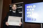 Amsterdam 10 januari 2024
Bekendmaking held van het jaar 2023 van magazine Helden bij Gassan Diamonds. De winnaars zijn Quilindschy Hartman Lutsharel Geertruida en Femke Bol  ( haar ouders haalden prijs op)