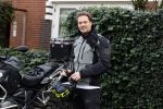 Amsterdam 4 januari 2024
Winston post op zijn BMW motor