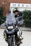 Amsterdam 4 januari 2024
Winston post op zijn BMW motor