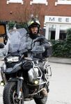 Amsterdam 4 januari 2024
Winston post op zijn BMW motor