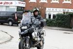 Amsterdam 4 januari 2024
Winston post op zijn BMW motor