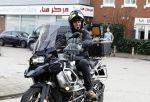 Amsterdam 4 januari 2024
Winston post op zijn BMW motor