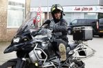 Amsterdam 4 januari 2024
Winston post op zijn BMW motor
