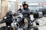 Amsterdam 4 januari 2024
Winston post op zijn BMW motor