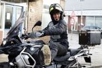 Amsterdam 4 januari 2024
Winston post op zijn BMW motor