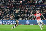 Eindhoven, 29 Januari 2025
8e en laatste wedstrijd  Champions League seizoen 2024-2025 PSV-FC Liverpool, eindstand 3-2
Gody Gakpo en Rick Karsdorp
Fotograaf Marco Ferrageau