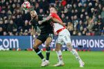 Eindhoven, 29 Januari 2025
8e en laatste wedstrijd  Champions League seizoen 2024-2025 PSV-FC Liverpool, eindstand 3-2
Gody Gakpo en Rick Karsdorp
Fotograaf Marco Ferrageau