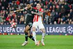 Eindhoven, 29 Januari 2025
8e en laatste wedstrijd  Champions League seizoen 2024-2025 PSV-FC Liverpool, eindstand 3-2
Gody Gakpo en Rick Karsdorp
Fotograaf Marco Ferrageau