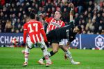 Eindhoven, 29 Januari 2025
8e en laatste wedstrijd  Champions League seizoen 2024-2025 PSV-FC Liverpool, eindstand 3-2
Gody Gakpo en Rick Karsdorp
Fotograaf Marco Ferrageau