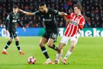 Eindhoven, 29 Januari 2025
8e en laatste wedstrijd  Champions League seizoen 2024-2025 PSV-FC Liverpool, eindstand 3-2
Gody Gakpo en Tygo Land
Fotograaf Marco Ferrageau