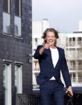 Amsterdam 10 januari 2025
Tygo Gernandt bij zijn huis in het centrum van Amsterdam.