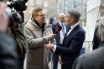 Amsterdam 12 januari 2026
Nieuwjaarsreceptie Koning Willem Alexander en Koningin Maxima bij het paleis op de dam . Vandaag komen er vooral mensen uit de politiek. Dick Schoof en Jair Ferwerda
