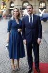 Amsterdam 12 januari 2026
Nieuwjaarsreceptie Koning Willem Alexander en Koningin Maxima bij het paleis op de dam . Vandaag komen er vooral mensen uit de politiek.  Femke Wiersma  en Eelco Heinen