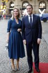 Amsterdam 12 januari 2026
Nieuwjaarsreceptie Koning Willem Alexander en Koningin Maxima bij het paleis op de dam . Vandaag komen er vooral mensen uit de politiek.  Femke Wiersma  en Eelco Heinen