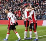 Eindhoven, 1 Februari 2026
Kompetitiewedstrijd PSV-Feyenoord, eindstand 3-0
Ivan Perisic en Ismail Saibari scoort 3-0
