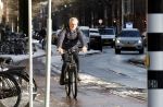Amsterdam 6 januari 2026
Jaap Jongbloed vertrekt bij zijn sportschool op de fiets naar huis .