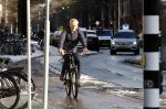 Amsterdam 6 januari 2026
Jaap Jongbloed vertrekt bij zijn sportschool op de fiets naar huis .