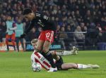 Eindhoven, 28 Januari 2026
Laatste wedstrijd in voorronde Champions League
PSV-Bayern Munchen, eindstand 1-2
Jamal Musiala in duel met