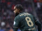 Eindhoven, 1 Februari 2026
Kompetitiewedstrijd PSV-Feyenoord, eindstand 3-0
Jeramiah St. Juste