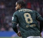 Eindhoven, 1 Februari 2026
Kompetitiewedstrijd PSV-Feyenoord, eindstand 3-0
Jeramiah St. Juste