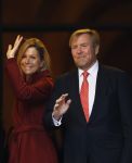 Amsterdam 12 januari 2026
Nieuwjaarsreceptie Koning Willem Alexander en Koningin Maxima bij het paleis op de dam .