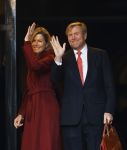 Amsterdam 12 januari 2026
Nieuwjaarsreceptie Koning Willem Alexander en Koningin Maxima bij het paleis op de dam .