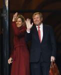 Amsterdam 12 januari 2026
Nieuwjaarsreceptie Koning Willem Alexander en Koningin Maxima bij het paleis op de dam .