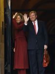 Amsterdam 12 januari 2026
Nieuwjaarsreceptie Koning Willem Alexander en Koningin Maxima bij het paleis op de dam .