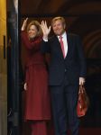 Amsterdam 12 januari 2026
Nieuwjaarsreceptie Koning Willem Alexander en Koningin Maxima bij het paleis op de dam .