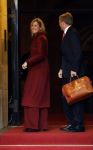Amsterdam 12 januari 2026
Nieuwjaarsreceptie Koning Willem Alexander en Koningin Maxima bij het paleis op de dam .
