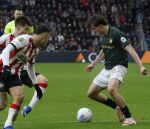 Eindhoven, 1 Februari 2026
Kompetitiewedstrijd PSV-Feyenoord, eindstand 3-0
Leo Sauer en Sergino Dest