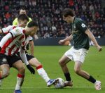 Eindhoven, 1 Februari 2026
Kompetitiewedstrijd PSV-Feyenoord, eindstand 3-0
Leo Sauer en Sergino Dest