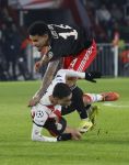 Eindhoven, 28 Januari 2026
Laatste wedstrijd in voorronde Champions League
PSV-Bayern Munchen, eindstand 1-2
Mauro Junior in duel met Luis Diaz