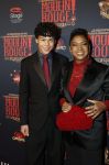 Utrecht 14 januari 2026
Premiere April Darby bij moulin Rouge in Beatrixtheater .Natacha Harlequin kwam met haar zoon