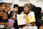 Amsterdam 21 januari 2026
Prinses Laurentien leest voor de 20e keer voor aan kinderen in de Bibliotheek Reigersbos in Amsterdam Bijlmer.