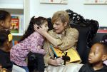 Amsterdam 21 januari 2026
Prinses Laurentien leest voor de 20e keer voor aan kinderen in de Bibliotheek Reigersbos in Amsterdam Bijlmer.