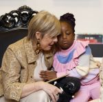 Amsterdam 21 januari 2026
Prinses Laurentien leest voor de 20e keer voor aan kinderen in de Bibliotheek Reigersbos in Amsterdam Bijlmer.