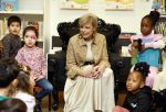 Amsterdam 21 januari 2026
Prinses Laurentien leest voor de 20e keer voor aan kinderen in de Bibliotheek Reigersbos in Amsterdam Bijlmer.