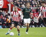 Eindhoven, 1 Februari 2026
Kompetitiewedstrijd PSV-Feyenoord, eindstand 3-0
Sergino Dest