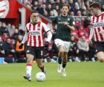 Eindhoven, 1 Februari 2026
Kompetitiewedstrijd PSV-Feyenoord, eindstand 3-0
Sergino Dest