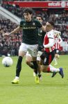 Eindhoven, 1 Februari 2026
Kompetitiewedstrijd PSV-Feyenoord, eindstand 3-0
Sergino Dest in duel met Anel Ahmedhodzic