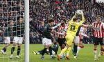 Eindhoven, 1 Februari 2026
Kompetitiewedstrijd PSV-Feyenoord, eindstand 3-0
Timon Wellenreuther en Ismael Saibari Anel Ahmedhodzic Jordan Bos