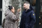 Abcoude 19 januari 2026
Trijntje Oosterhuis in gesprek op straat in Abcoude